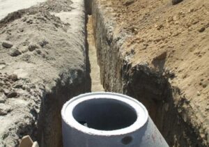 Lucrări de extindere a canalizării menajere în cartierul Baciu din Săcele