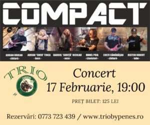 Concert al formației Compact, la restaurantul Trio by Peneș din Brașov
