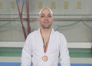 Jandarmul brașovean Lucian Șolga a obținut medalia de bronz la judo la Campionatul MAI!