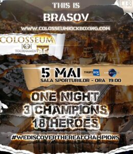 Eveniment sportiv de amploare în Brașov. Gala de kickboxing Colosseum ajunge sub Tâmpa