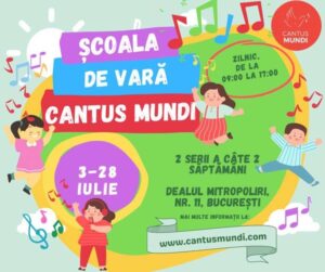 Programul Național Cantus Mundi anunță înscrierile la Școala de Vară