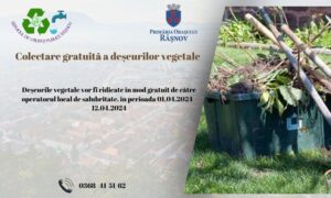 Râşnov: Deşeurile vegetale, ridicate gratuit, în perioada 1–12 aprilie