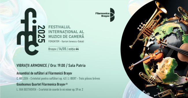 Eveniment dublu cameral, săptămâna viitoare, la Filarmonica Brașov item-thumbnail